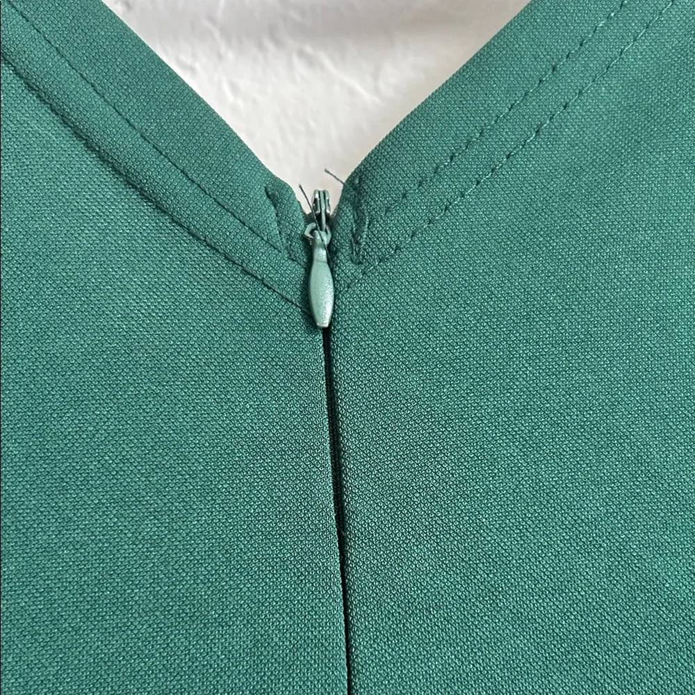 Forest Green 3/4 Sleeve Dress - Picture 7 of 7